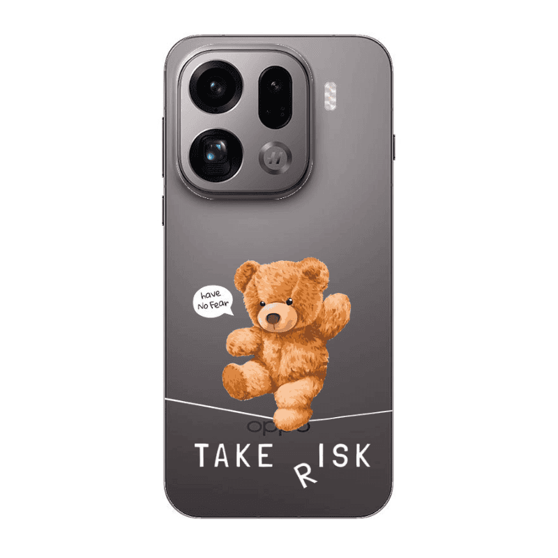 Oppo Find X9 Pro Take risk Transparent Silicone TPU Θήκη
